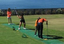 Tecina Golf imparte clases a 30 niños gomeros
