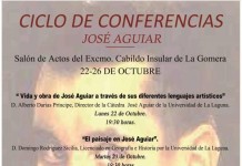 Hoy se inicia el Ciclo de Conferencias sobre José Aguiar en el Cabildo Insular