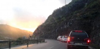 El Cabildo recomienda precaución en la circulación por las carreteras de La Gomera