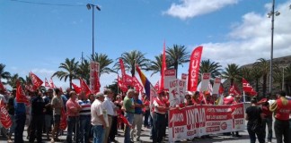 UGT y CCOO convocan una concentración este miércoles en San Sebastián de La Gomera