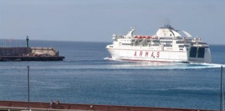 Naviera Armas informa de los horarios de las conexiones de su embarcación desde La Gomera