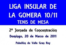 Vuelve la Liga de Tenis de Mesa de La Gomera