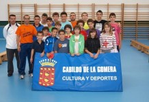 Clasificación de la primera concentración de Tenis de Mesa de los juegos escolares en Vallehermoso