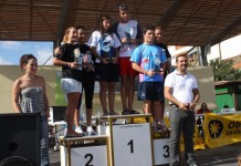 Deporte de competición y obra solidaria se entremezclan en Playa de Santiago