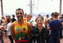EL CLUB DE TRIATLON COLOMBINO DE LA GOMERA estuvo represente en el I TRIATLON olímpico de Gran Canaria