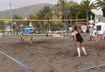 Club Voleibol Bahía San Sebastián,en el Campeonato de Canarias de Voley Playa