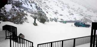 La Aemet activa el aviso amarillo para este lunes en Canarias por tormentas y nevadas