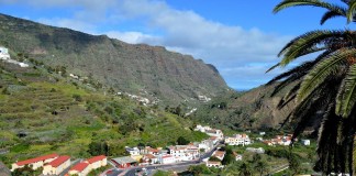 Corte en el tramo Castellana a Curva de Santa Catalina en Hermigua