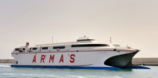 Naviera Armas informa de los horarios de las conexiones de su embarcación desde La Gomera