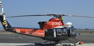 Rescatan en helicóptero a un senderista herido tras caerse en La Gomera