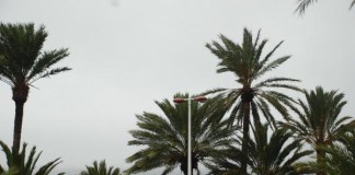 Lluvias y vientos fuertes en Canarias este jueves