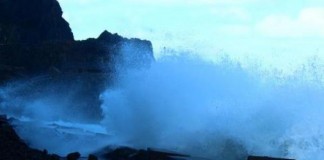 Viento fuerte y mar de fondo este jueves en Canarias