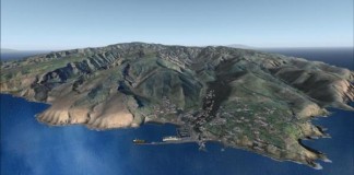 Nueva fotografía aérea de La Gomera en la web de Grafcan