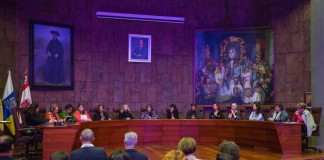 El Cabildo de La Gomera acoge el acto del Día Internacional de Las Mujeres Acto Día Internacional de la Mujer en el Cabildo Insular