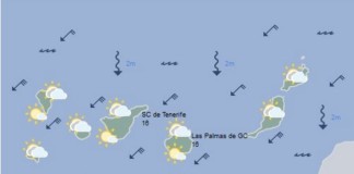 Los cielos nubosos a cubiertos predominarán durante la primera mitad de este martes en el norte de las islas
