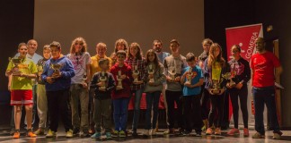 Última concentración de Ajedrez y Bola Canaria en los Juegos Escolares