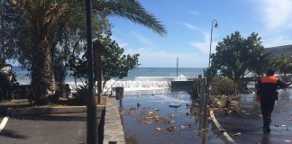 El PP de Alajeró solicita la reparación «cuanto antes» de los daños causados por el oleaje en el Paseo Marítimo