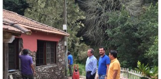 Las obras de recuperación del albergue municipal de El Cedro en Hermigua siguen a buen ritmo