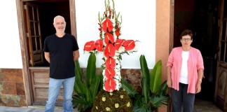 La Plaza del Valle Alto se adjudica el primer premio del Concurso de Cruces de Mayo de Hermigua