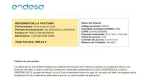 Endesa advierte contra un virus informático enviado como una falsa factura a sus clientes