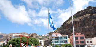 Los municipios de Alajeró y San Sebastián revalidan un año más la Bandera Azul en sus playas