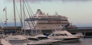 Último atraque esta temporada en La Gomera del AidaCara este martes