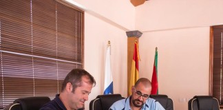 Ayuntamiento de Vallehermoso y Club ‘El Fogueo’ firman el convenio para la celebración de la II Cicloturista Virgen del Carmen