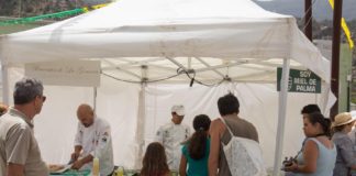 La miel de palma, producto estrella del ‘showcooking’ de Alimentos de La Gomera