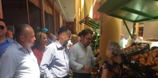 Víctor David Herrera recibe el apoyo de Asier Antona en su primera visita como presidente regional del PP