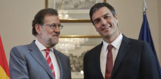 Sánchez reúne al grupo parlamentario socialista para ratificar el no a Rajoy