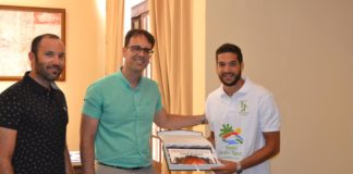 Pepe Pozas, recibido en el Ayuntamiento de San Sebastián de La Gomera