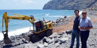 El Ayuntamiento de Hermigua acondiciona las playas de Santa Catalina y La Caleta