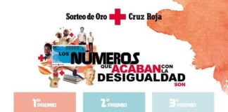Primer premio del Sorteo de Oro de Cruz Roja al nº 30.762 de la serie 063