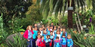 Los niños de La Gomera visitan el Molino de Gofio Los Telares en Hermigua