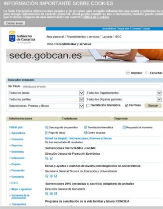 Las becas universitarias del Gobierno de Canarias podrán solicitarse ...