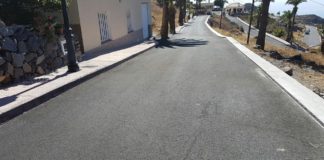 El Ayuntamiento de Alajeró ultima los trabajos de acondicionamiento de la carretera de Targa