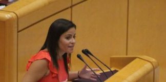 Yaiza Castilla reclama en Madrid que el Estado invierta más para contrarrestar el paro en Canarias