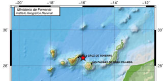 Terremoto de 3,9 grados en la escala de Richter con epicentro cerca de Santa Cruz