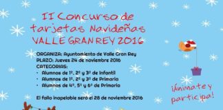 El Ayuntamiento anima a los escolares de Valle Gran Rey a diseñar la tarjeta para felicitar la Navidad