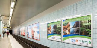 El metro de Estocolmo se llena de los paisajes gomeros