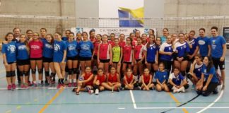 I Encuentro de Mini Voley para el CV Gomahara en Tenerife
