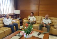 El Presidente del Cabildo recibe al subdelegado de Defensa en Santa Cruz de Tenerife