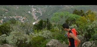 Cristofer Clemente promociona la II Carrera de Montaña Villa de Hermigua