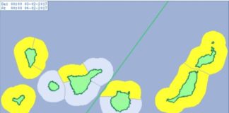 Aviso amarillo por oleaje en todas las islas para este viernes menos en La Gomera