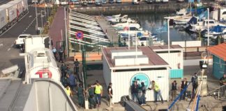 Importante operación antidroga en el Puerto de Los  Cristianos este domingo