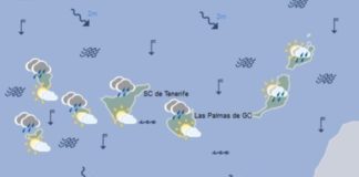 Chubascos durante la primera mitad de este viernes