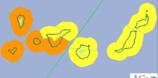 La Gomera y gran parte de Canarias en alerta por fuertes vientos y olas hoy lunes
