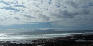 Vientos fuertes, marejada y cielos nubosos este martes en Canarias