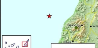 Registrado un terremoto de magnitud 3.4 al oeste de Fuerteventura