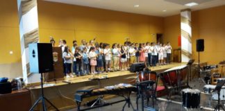 Más de 120 alumnos de la A.M Nuestra Señora la Virgen de El Paso de Alajeró participan en las audiciones